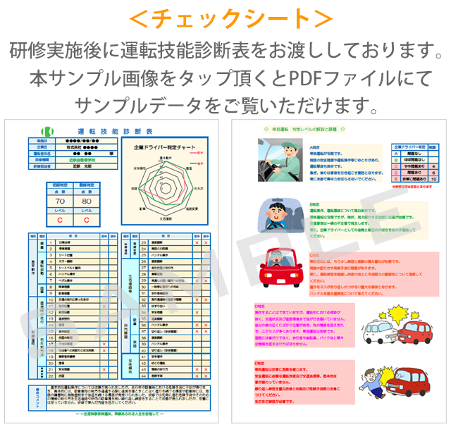 技能診断結果表